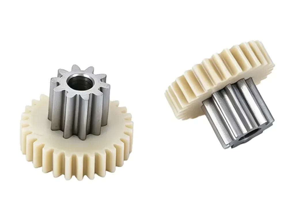 Custom machined plastic and PEEK gears